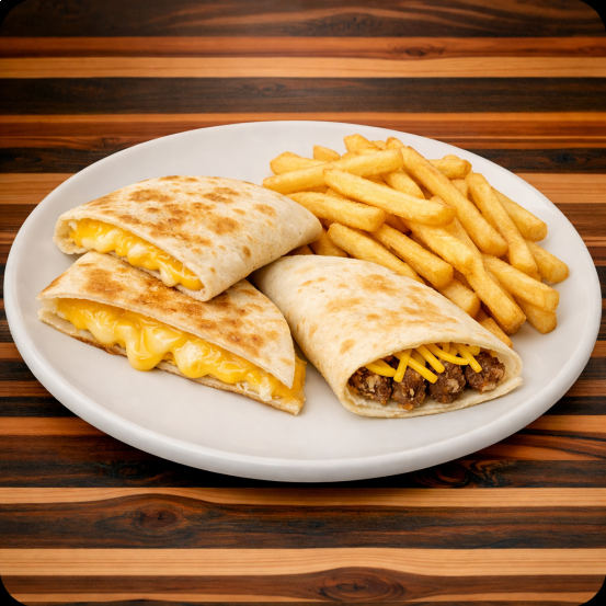 3 CHEESE QUESADILLA