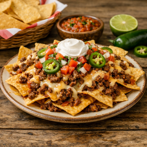 BEEF NACHOS