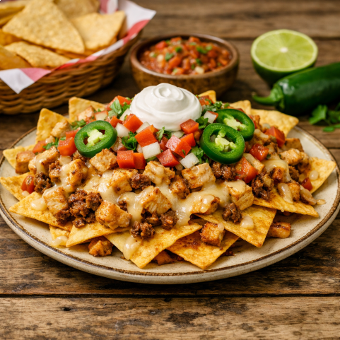 CHICKEN NACHOS