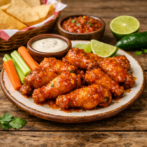 CHICKEN WINGS (8)