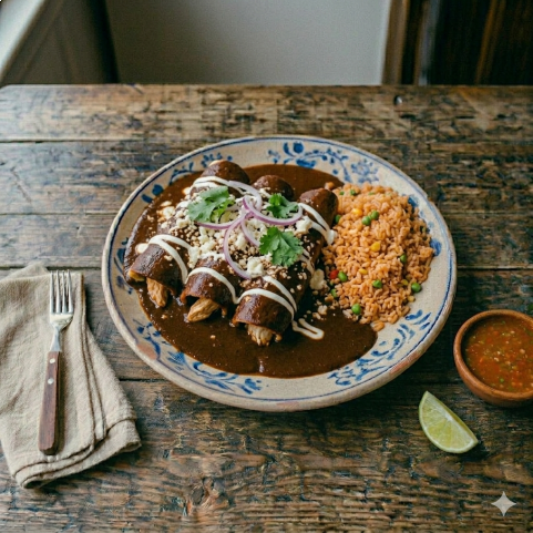 ENCHILADAS POBLANAS