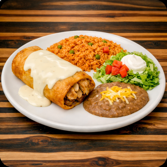 LUNCH CHIMICHANGA