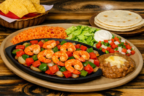 SHRIMP FAJITAS
