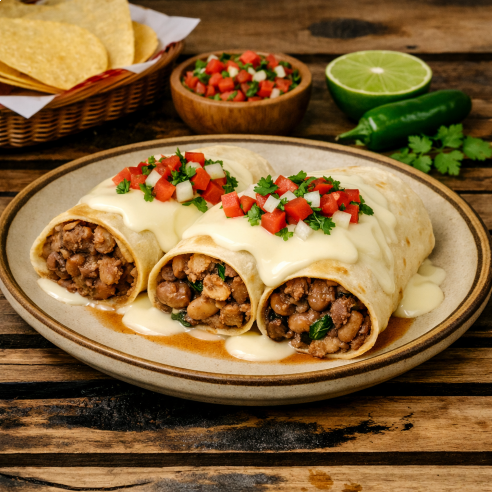 VEGETARIAN BURRITOS